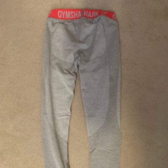 Gym shark Flex Leggings Light grey and pink - Picture 2 of 2